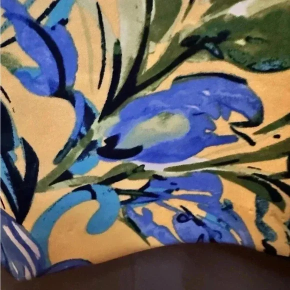 Anthony Richards Ladies Blue Yellow Floral Sheath Dress Size 10 MINT - Picture 7 of 13